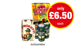 Desperados, Moretti, Scrumpy Jack - Now Only £6.50 at Premier