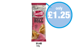 Ginsters Sausage Roll - Now Only £1.25 at Premier
