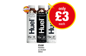Huel Chocolate, Black Edition, Strawberries & Cream - Now Only £3 at Premier