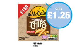 McCain Quick Chips - Now Only £1.25 at Premier
