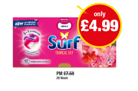 Surf 3-in-1 Capsules - Now Only £4.99 at Premier