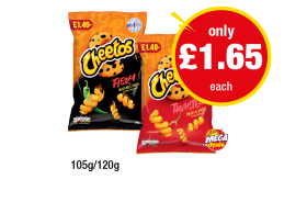 Cheetos Fiery, Twisted - Now Only £1.65 at Premier