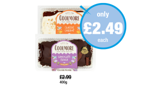 Coolmore Classic Carrot, Chocolate Fudge - Now Only £2.49 at Premier