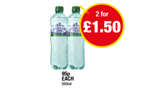 Highland Spring Sparkling - Now 2 for £1.50 at Premier