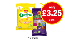Quavers, Monster Munch Variety Pack - Now Only £3.25 at Premier