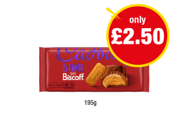 Cadbury & More Biscoff - Now Only £2.50 at Premier