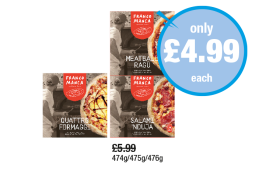 Franco Manca Quatrro Formaggi, Salami 'Nduja - Now Only £4.99 at Premier