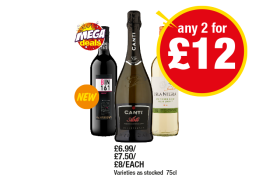 Hardy's Bin 161 Shiraz, Canti, Isla Negra White - Any 2 for £12 at Premier