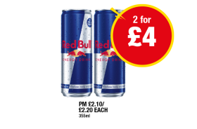 Red Bull - Any 2 for £4 at Premier