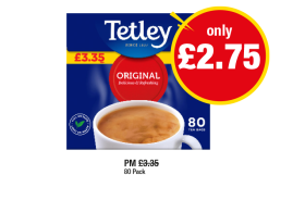 Tetley - Now Only £2.75 at Premier