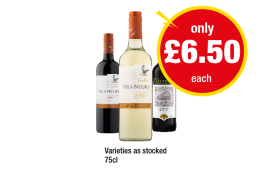 Isla Negra Malbec, Chardonnay Sauvignon, Cabernet Merlot - Now Only £6.50 at Premier