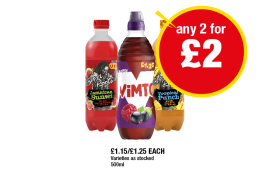 Levi Roots Jamaican Sunset, Tropical Punch, Vimto - Now Only £6.50 at Premier
