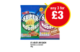 Super Noodles Chicken & Mushroom, Bacon - Any 3 for £3 at Premier