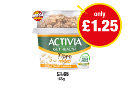 Activia Fibre Mix & Go - Now Only £1.25 at Premier