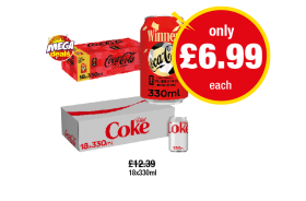 Coca Cola Zero, Diet Coke - Now Only £6.99 at Premier
