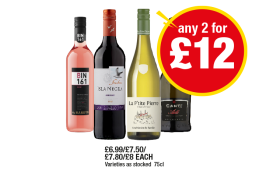 Hardy's Bin 161, Isla Negra, La P'tite Pierre, Canti Asti - Any 2 for £12 at Premier