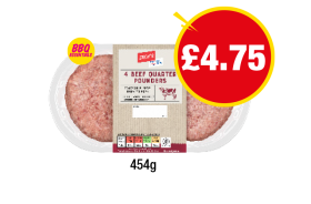 Jack's Beef Quarter Pounders - Now Only £4.75 at Premier
