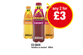 Lucozade Energy Original, Orange, Cherry - Any 2 for £3 at Premier