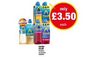 Lucozade Sport Orange, Ice Kick, Raspberry - Now Only £3.50 at Premier