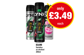 Lynx Africa, Antiperspirant, Epic Fresh - Now Only £3.49 at Premier