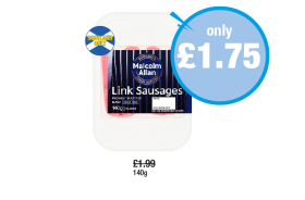 Malcolm Allan Link Sausages - Now Only £1.75 at Premier