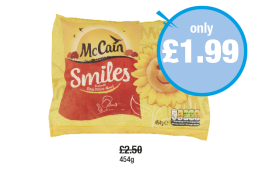 McCain Smiles - Now Only £1.99 at Premier
