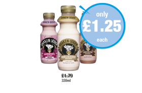 Shaken Udder Raspberry Ripple, Vanillaliscious, Chocolush - Now Only £1.25 at Premier