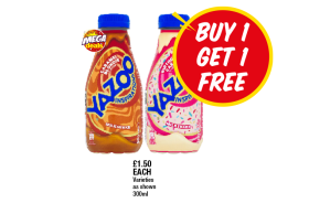 Yazoo Inspirations Caramel Blondie, Birthday Cake - Buy 1 Get 1 FREE at Premier