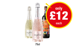 Freixenet Prosecco, Italian Rose, Campo Viejo Rioja - Now Only £12 at Premier