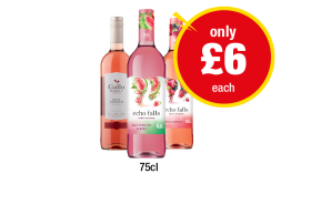 Gallo, Echo Falls Watermelon & Kiwi, Summer Berries - Now Only £6 at Premier