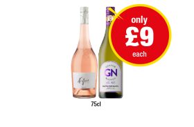 Kylie Rosé, Graham Norton Sauvignon Blanc - Now Only £9 at Premier
