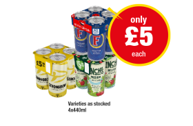 Strongbow, Fosters, Inch's - Now Only £5 at Premier