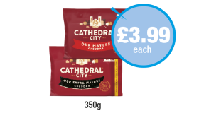 Cathedral City Mature Cheddar, Extra - Now Only £3.99 at Premier-stores