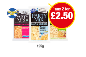 Golden Cross Party Mix Prawn Cocktail, Salt & Vinegar, Cheese & Onion - Any 2 for £2.50 at Premier-stores