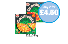 Goodfella's Margherita, Pepperoni - Any 2 for £4.50 at Premier-stores