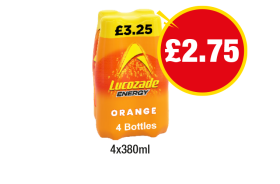 Lucozade Orange - Now Only £2.75 at Premier-stores