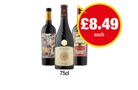 Porta 6, Memora Piccini, Alamos Malbec - Now Only £8.49 at Premier-stores