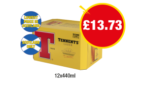 Tennents - Now Only £13.73 at Premier-stores