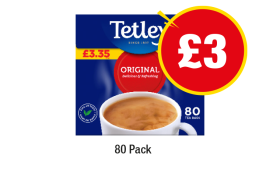 Tetley - Now Only £3 at Premier-stores