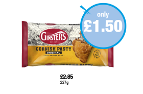 Ginster's Cornish Pasty - Now Only £1.50 at Premier