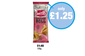 Ginster's Sausage Roll - Now Only £1.25 at Premier