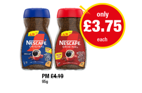 Nescafe, Decaf - Now Only £3.75 at Premier