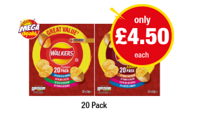 Walkers Variety Pack Classic, Meaty - Now Only £4.50 at Premier