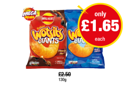 Wotsits Giants Really Cheesy, Flamin Hot - Now Only £1.65 at Premier