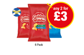 Golden Wonder Variety Pack, Ready Salted, Salt & Vinegar - Any 2 for £3 at Premier
