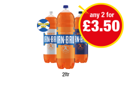 Irn Bru, Diet, Zero - Any 2 for £3.50 at Premier