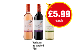 Isla Negra Rose, Merlot, Sauvignon Blanc - Now Only £5.99 at Premier