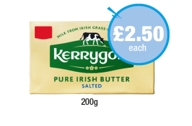 Kerrygold Pure Irish Butter - Now Only £2.50 at Premier