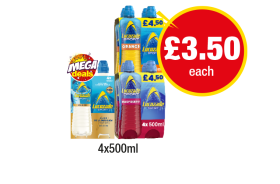 Lucozade Sport Orange, Ice Kick, Raspberry - Now Only £3.50 at Premier