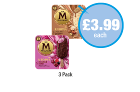 Magnum Utopia Double Hazelnut, Cherry - Now Only £3.99 at Premier